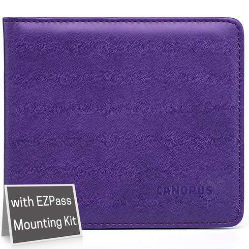 CANOPUS Car Registration and Insurance Holder, PU Leather Card Holder, Vehicle Glove Box Organizer for Auto, SUV, Truck and Motorcycle